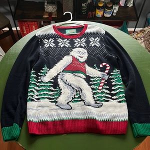 Happy Yeti Ugly Christmas Sweater